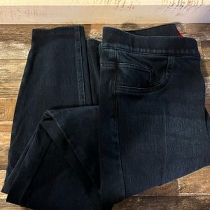 Womens Medium Spanx pull on jeans